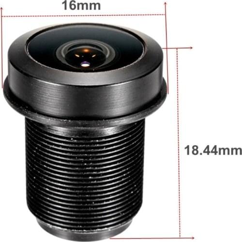 HD 5MP 1.44mm CCTV Wide Angle Lens Fisheye View 1/2.5'' F2.0 IR Board IP Camera