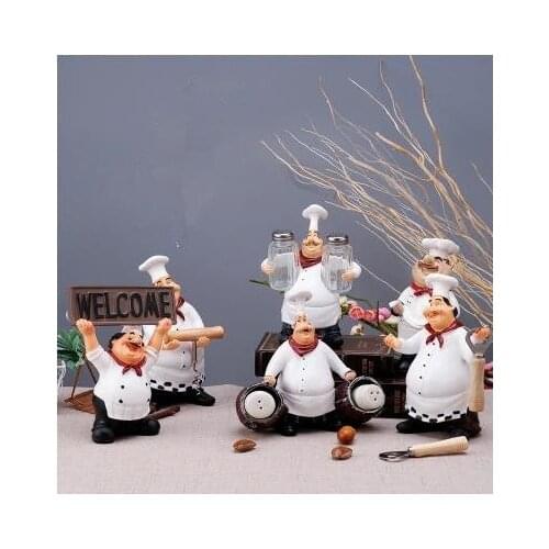 Retro creative chef crafts jewelry, home restaurant wine cabinet cafe cake shop bakery decoration supplies