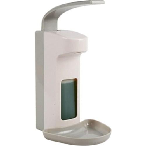 Wall-Mounted Disinfectant Soap Dispenser 500ml/1000ml Hand Press Plastic Pump for Kitchen Bathroom Toilet Home Improvement Bathr