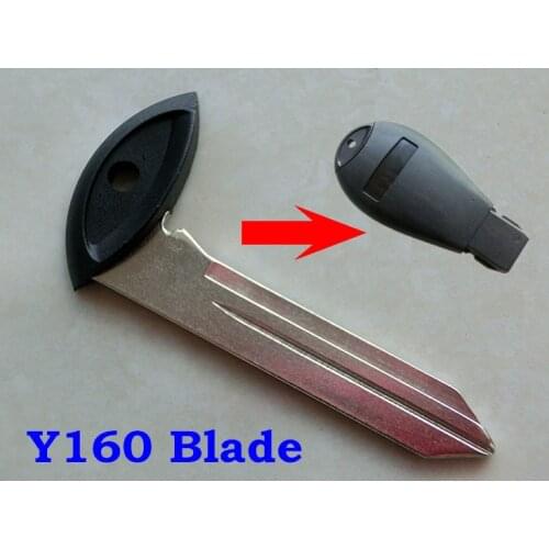 RMLKS Uncut Blank insert Emergency Key Blade For Chrysler 300 C Grand Voyager For Dodge Grand Caravan Ram Journey For Jeep