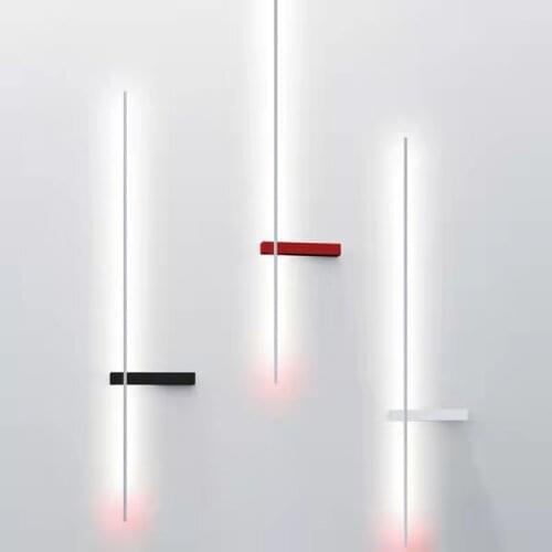 Modern Minimalist LED Wall Lamp Nordic White Wall Light Living Room TV Background Wall Lamps Home Bedroom Bedside Mirror Light