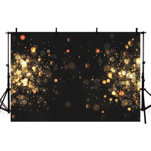 Light Bokeh Glitters Dreamy Starry Sky Baby Blue Photography Backgrounds Customized Photographic Backdrop for Photo Studio