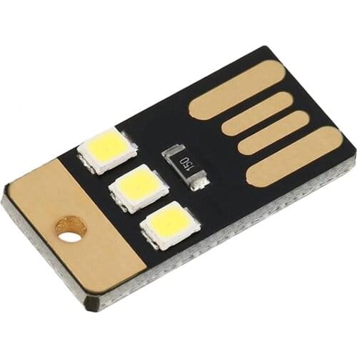 Camping Night Hiking Tent Lamp Light Outdoor Portable Energy Saving Flashlight Mini Ultra-thin Mobile USB LED Keychain Night New