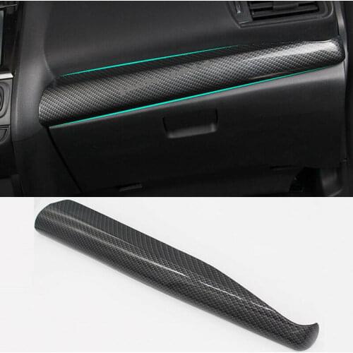 Carbon Fiber Interior Center Console Cover Trim for Honda Jazz FIT 2014 2015 2016 2017
