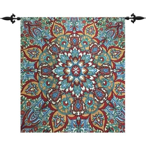 High quality Belgian wall hanging tapestry Blue Goryeo Art Nouveau Mandalay Mandala Pendant painting Cloth home fabric Sunrise