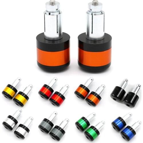 Fit For KTM 125 200 250 390 Duke 690 790 DUKE 990 1290 Duke Motorcycle Handlebar Grips Plugs Bar End Cap Covers Aluminum Alloy