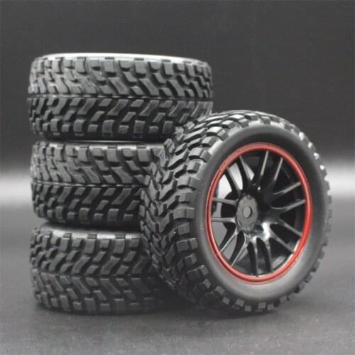 1/10 Racing Tires HSP 94123 94122 D4 FW06 1/16 Off-road Car Tires HuanQi 734 75MM*31MM Tires Strong Grip 9068