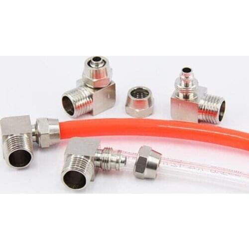 1pc pneumatic quick-screw connector PL4-M6 4-M8 6-M6 6-M8 PL8-M5 8-M6 8-M8 Copper pneumatic quick-screw metric air pipe fittings