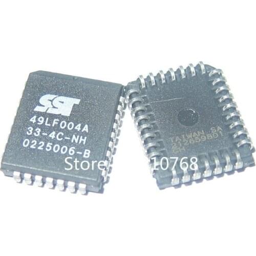 10pcs/lot SST49LF004A-33-4C-NH SST49LF004A 33-4C-NH 49LF004A PLCC32
