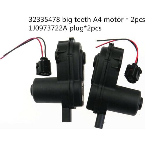 2Set 12 Big Teeth Torx Car Parking Brake Motor Plug Pigtail Set for Audi A4 A5 A6 C6 S6 RS6 Q3 32335478 8K0 998 281 A 1J0973722A