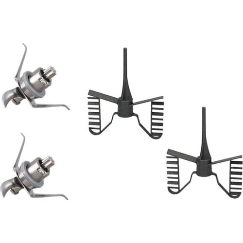 2Pcs Butterfly Mixing Whisk Attachment Suitable For Thermomix TM21 TM 21 Vorwerk & 2Pcs Blender Knife