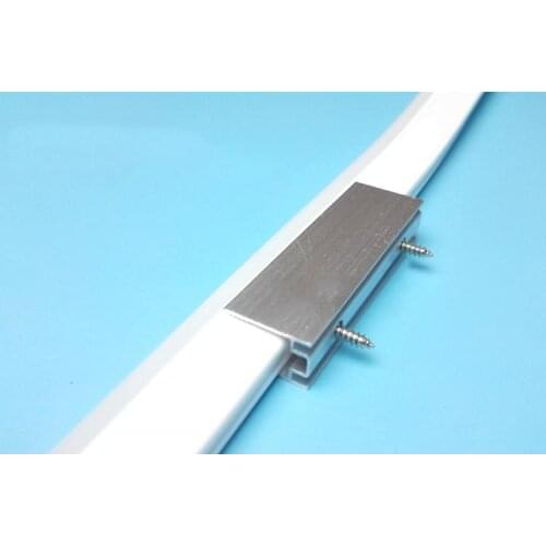 5sets Aluminum Holder Clip fixed Mounted Bracket + Screw for 12V 24V 220V 240V 110V 120V Led Neon Light Strip Clips