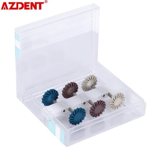6pcs/pack Azdent Dental composite polishing diamond system RA disc 14mm wheel Applicable on composite,ceramic and Zircon
