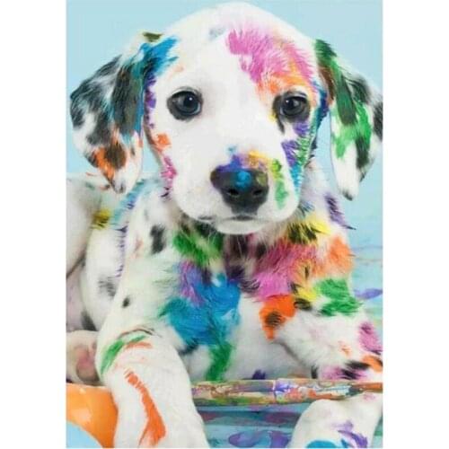 DIY Diamond Painting New Animal Dog Diamond Embroidery Cross Stitch Decorative Painting Home Wall Hanging Decoration