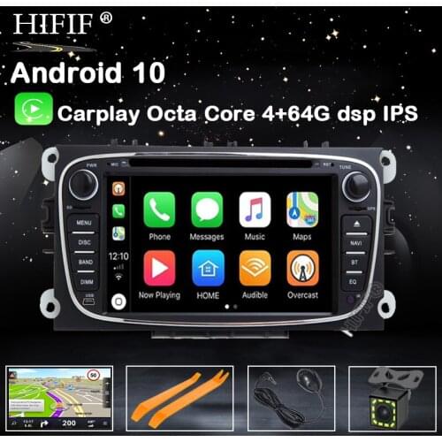 PX5 Car Multimedia player Android 10 GPS Autoradio 2 Din For FORD/Focus/Mondeo/S-MAX/C-MAX/Galaxy RAM 4GB 32GB Radio DSP DVR