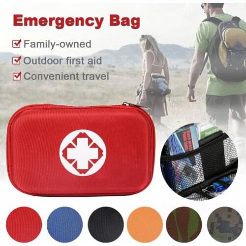 First Aid Kit Bag Home Security Emergency Medical Survival Treatment Rescue Empty Box Eyeful Oxford Case for Home Camping Travel