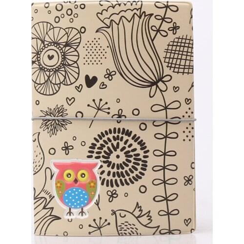 DIKEDAKU The Owl Cartoon Passport Cover 3d Pvc Passport Holder Unisex Fashion Credit Card Bags