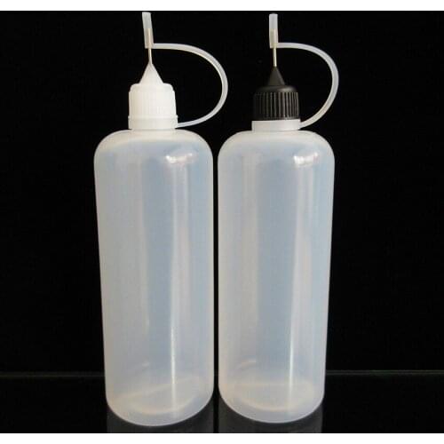 Large capacity E cig E-liquid bottle,120ml soft squeeze bottle with needle cap,dropper bottle will silicone stopper 2 pcs/lot