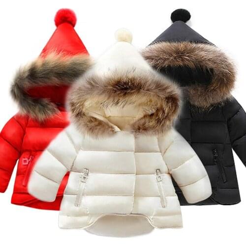 Jackets Kids Coat down thick section warm boys and girls down jacket winter baby autumn and winter coat clothing