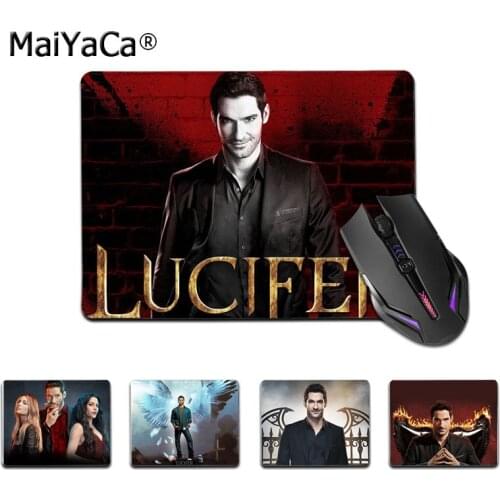 Maiyaca Top Quality American TV Degenerate angel Lucifer gamer play mats Mousepad Top Selling Wholesale Gaming Pad mouse