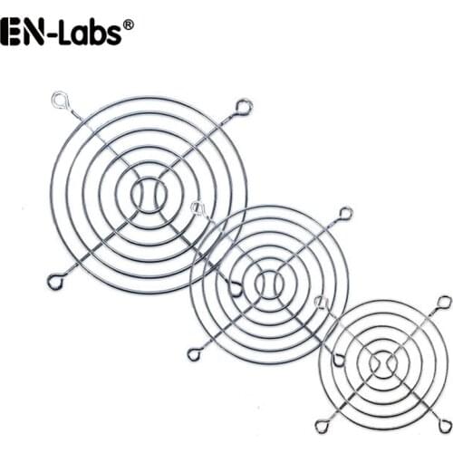 Metal Fan Grill Cover PC Computer 140mm 120mm 90mm 80mm CPU Case Cooler Protector 3D Printer 40mm 60mm Radiator-Silver