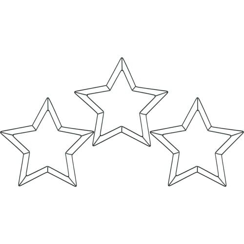 Metal Wire Wreath Wire Frame Form er Rings Handmade Iron Star Wire Florist Frame Celebration DIY Memorial Funeral Supplies