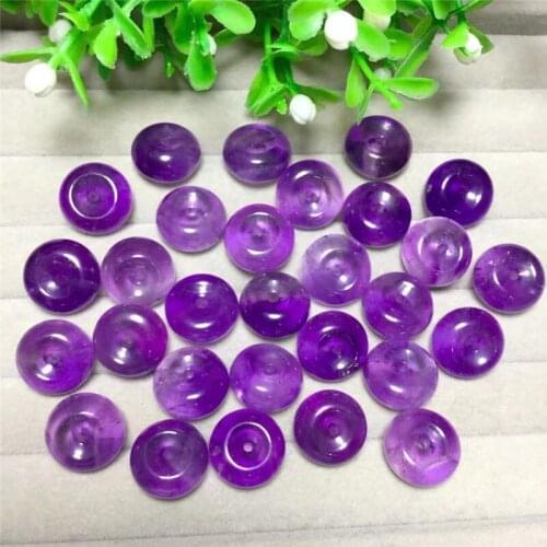 Natural Agates Crystal Donut Round Beads Safety Buckle Lucky Charms for Jewelry Making Healing Accessories 1PCS