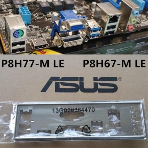 Original IO I/O Shield BackPlate Blende Bracket For Asus P8H77-M LE , P8H67-M LE