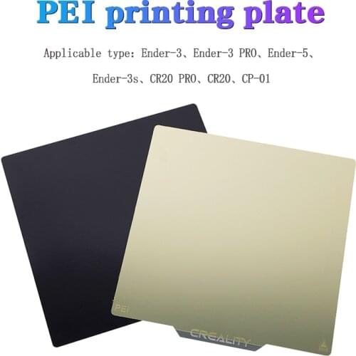 Removal Spring Steel Sheet PEI Magnetic Base Hotbed Sticker Build Plate 235*235mm PEI Sheet 3D Printer Parts Ender 3/5 CR-10