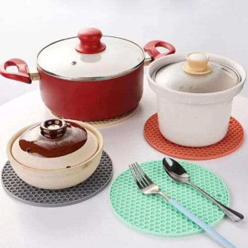 Silicone Non-slip Coaster Durable Anti-scald Placemat Cup Insulation Mat Household Goods