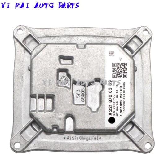 AEN 10EEG071493 130732925100 LED Daytime Running Control A2218706389 Headlight ecu A221 870 63 89 for Benz S Class W221 S300