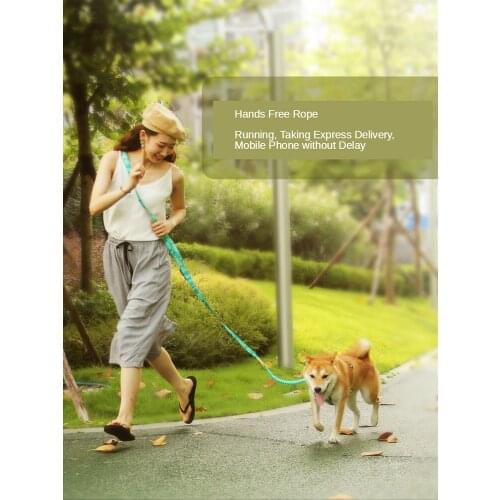 Walking Rope Liberates Both Hands Dog Traction Rope Small Medium and Large Dogs Can Be Used