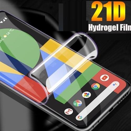 Ultra Hydrogel Film For Google Pixel 5 4 XL 3XL 4a 2XL 2 4xl Full Curved Cover TPU Front Screen Protector film Not Glass