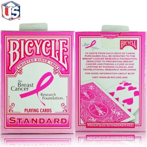 Bicycle Pink Ribbon Playing Cards Bicycle Collectable Deck Poker Size USPCC Limited Edition Deck Magic Cards Magic Tricks Props
