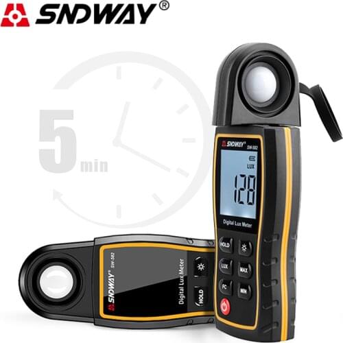 Integrated High-Precision Digital Luxmeter Illuminance Meter Photography LED Brightness Light Intensity Tester Professional Tool