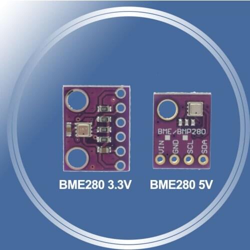 High Accuracy! 3In1 BME280 1.8-5V Digital Temperature Humidity Barometric Pressure Sensor Module I2C SPI 3.3V