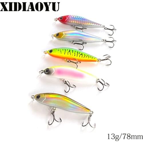 7.8cm 13g Pencil Sinks Fishing Lure Noise Attraction Hard Artificial Attract StickBait 5 Colors Fish Factory Wobbler Bait