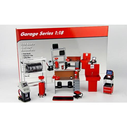 1/18 Car Scene Accessories Repair Shop Model Collection Scene Display Gift Boy for Diecast Alloy Vehicle Scene Simulation Show