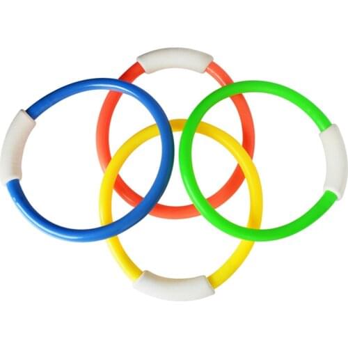 1PCS Swimming Pool Underwater Diving Rings Children Kids Dive Ring for Summer Beach Water Play Toys Pool Accessory Random Color