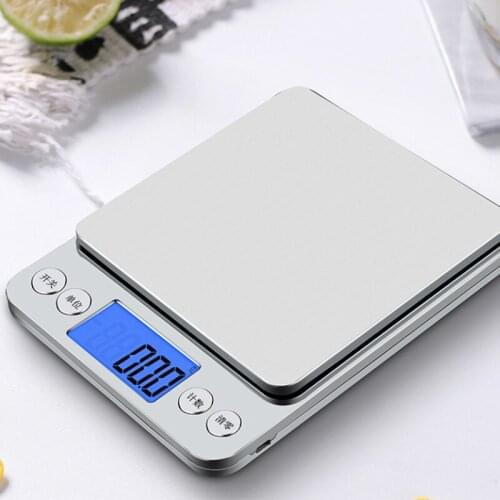 10 / 5 / 3kg kitchen scale stainless steel scale weight to qualified postal food scale electric scale measurement battery