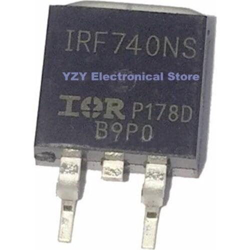 10PCS/LOT IRF740NS IRF740S SMD MOSFET TO-263 New Original In stock IC
