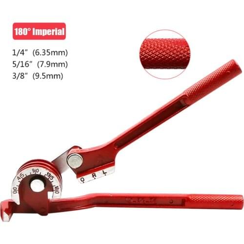 3In1 Manual Pipe Bending Tool 90/180 Degree Pipe Bending Tool Heavy Duty Tube Bender Aluminum Alloy Tubing Bender Curving Pliers