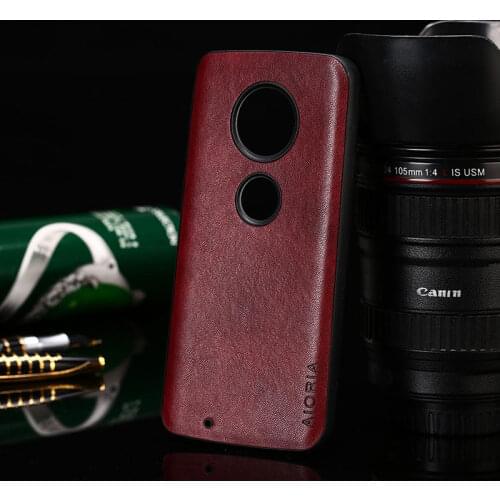 PU skin case for Motorola Moto G7 G6 Plus G8 play One Macro soft TPU&PU leather skin 2in1 material coque fundas