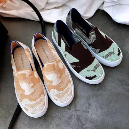 18-Design Knitted leopard creepers women mixed colors loafers shoes cozy slip on ballerinas moccasins woman flats espadrilles