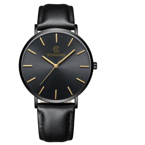 2020 Hot Sale Men Watches Fashion Simple Ultra Thin Watches Men Leather Band Quartz Wristwatches erkek kol saati reloj hombre