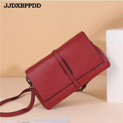 JJDXBPPDD Fashion Vintage Womens Handbags Genuine Leather Brand Candy Shoulder Bags Ladies Totes Crossbody Women Messenger Bag