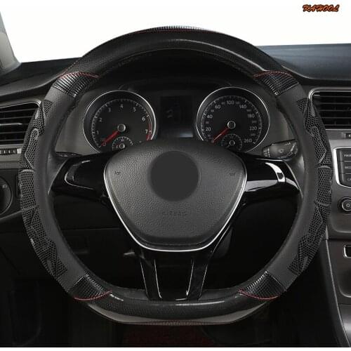 KAHOOL Microfiber Leather Car Steering Wheel Cover For Subaru Forester Impreza Outback Legacy XV WRX STI BRZ Impreza Ascent