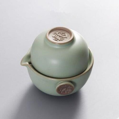 Chinese Ceramic Tea Pot Cup Set Drinkware Quick Mug Travel Portable Dehua Porcelain Kung Fu Teapot Free Shipping