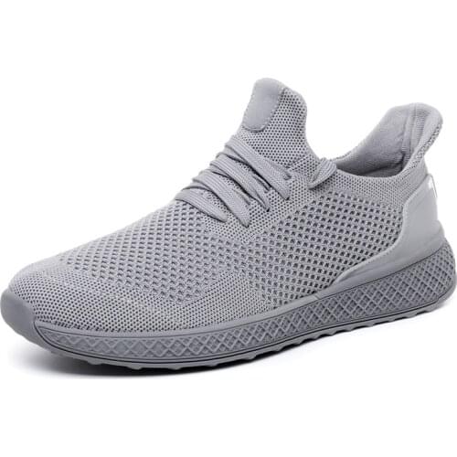 Mr Co 2021 Large Size Flying Woven Sports Mens Shoes Flat Casual Shoes Running Shoes Travel Mens Trendy Shoes