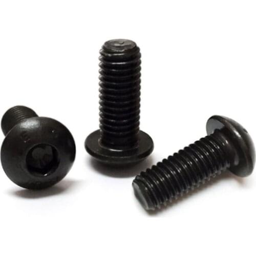M3x7mm Thread Button Head Hex Socket Cap Screw Bolt 100pcs